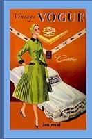 Algopix Similar Product 19 - VINTAGE VOGUE Journal Cover inspired