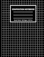 Algopix Similar Product 14 - Advanced Black Graph Paper Notebook 