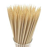Algopix Similar Product 20 - HOPELF 6 Natural Bamboo Skewers for