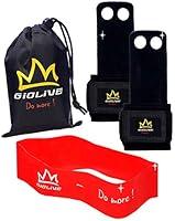 Algopix Similar Product 6 - Gymnastics Grips with Wide Wrist Wraps