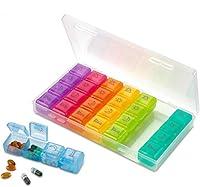 Algopix Similar Product 8 - Weekly Pill Organizer  4 Compartment