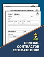 Algopix Similar Product 8 - General Contractor Estimate Book Log