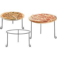 Algopix Similar Product 14 - MyGift Black Metal Wire Pizza Pan