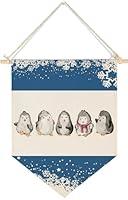 Algopix Similar Product 2 - Smilyard Winter Penguin Hanging Pennant