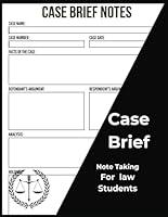 Algopix Similar Product 12 - Case Briefs Law School Case Brief