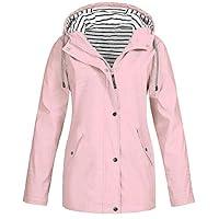 Algopix Similar Product 8 - Women Raincoat Lightweight Waterproof