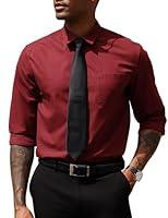 Algopix Similar Product 5 - COOFANDY Mens Business Dress Shirt