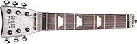 Algopix Similar Product 20 - Practice Guitar Neck Silver Metalflake