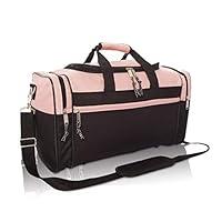 Algopix Similar Product 15 - 17" Womens Duffle Bag in Pink and Black