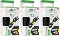 Algopix Similar Product 7 - Nite Ize Gear Tie ProPack 6 Black