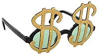 Algopix Similar Product 18 - Gold Dollar Sign Glasses