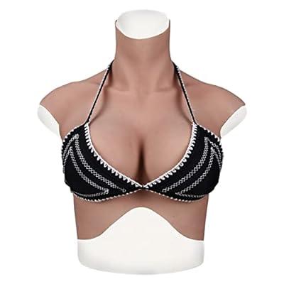 GOUTUI Silicone Breastplate Cotton Filled Z Cup Realistic Fake