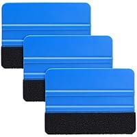 Algopix Similar Product 15 - Durable Black Felt Edge Vinyl Squeegee