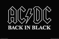 Algopix Similar Product 20 - ACDC  Back in Black  Wall Poster 24