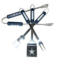 Algopix Similar Product 18 - NFL Dallas Cowboys 4-Piece Barbecue Set