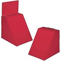 Algopix Similar Product 16 - Set of 25 Red Cardboard Ballot Boxes