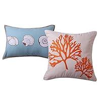 Algopix Similar Product 8 - Greenland Home Maui Pillow 18x18 