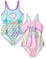 Algopix Similar Product 15 - ST EVE Girls Swimwear Blue Unicorn