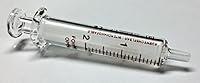 Algopix Similar Product 10 - Reusable Glass Syringe, Glass Luer, 2 mL