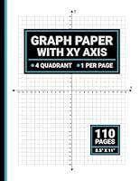 Algopix Similar Product 13 - Graph Paper With X and Y Axis 4