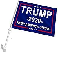 Algopix Similar Product 6 - Donald Trump 2020 Car Window Flags