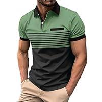 Algopix Similar Product 6 - Shirts for Men Summer Short Sleeve Polo