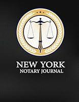 Algopix Similar Product 2 - New York Notary Log Book ournal for