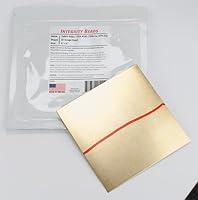 Algopix Similar Product 8 - Yellow Brass 22 Gauge Sheet - 6" x 6"