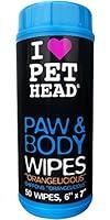 Algopix Similar Product 18 - Paw & Body Wipes, 50 pack, Orangelicious