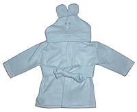 Algopix Similar Product 14 - Bambini Fleece Robe With Hoodie Blue