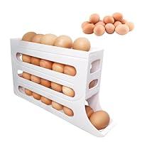 Algopix Similar Product 14 - 4 Tiers Egg Holder for Fridge 2024 New