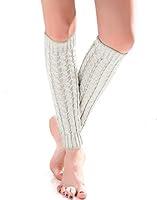 Algopix Similar Product 6 - Womens Cable Knit Leg Warmers Knitted