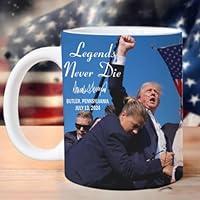 Algopix Similar Product 4 - Legends Never Die Mug Fight 2024 Mug