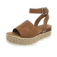 Algopix Similar Product 6 - SSYUNO Womens Platform Sandals