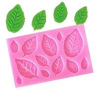 Algopix Similar Product 15 - 3Pcs Pink 3D Small Leaf Molds Silicone