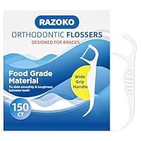 Algopix Similar Product 15 - RAZOKO Orthodontic Flossers for Braces