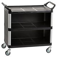 Algopix Similar Product 1 - 3Shelf Utility Cart with Swivel