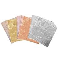 Algopix Similar Product 12 - 300 Sheets Imitation Golden Silver Rose