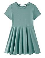 Algopix Similar Product 1 - lymanchi Girls Cotton Dress Short