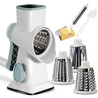 Algopix Similar Product 12 - KEOUKE Rotary Cheese Grater with Handle