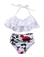 Algopix Similar Product 18 - XUNYU Girls Swimsuit Falbala High