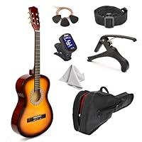 Algopix Similar Product 2 - 38 Wood Guitar With Case and