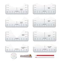 Algopix Similar Product 18 - 12pcs Tshirt Ruler Guide to Center