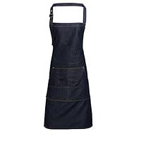Algopix Similar Product 16 - Premier Jeans Stitch Bib Apron  Indigo