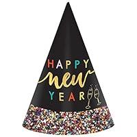 Algopix Similar Product 19 - Multicolor Happy New Year Glitter