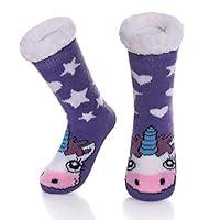 Algopix Similar Product 1 - LANLEO Boys Girls Cute Animal Slipper