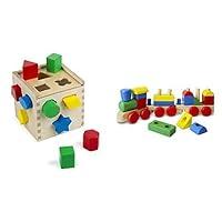Algopix Similar Product 15 - Melissa  Doug Shape Sorting Cube 