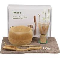 Algopix Similar Product 2 - Anpro Bamboo Matcha Tea Whisk Set