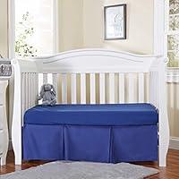 Algopix Similar Product 16 - EVERYDAY KIDS Navy Blue Pleated Crib