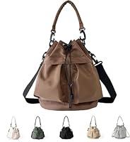 Algopix Similar Product 3 - BAKLUCK Nylon Drawstring Crossbody Bag